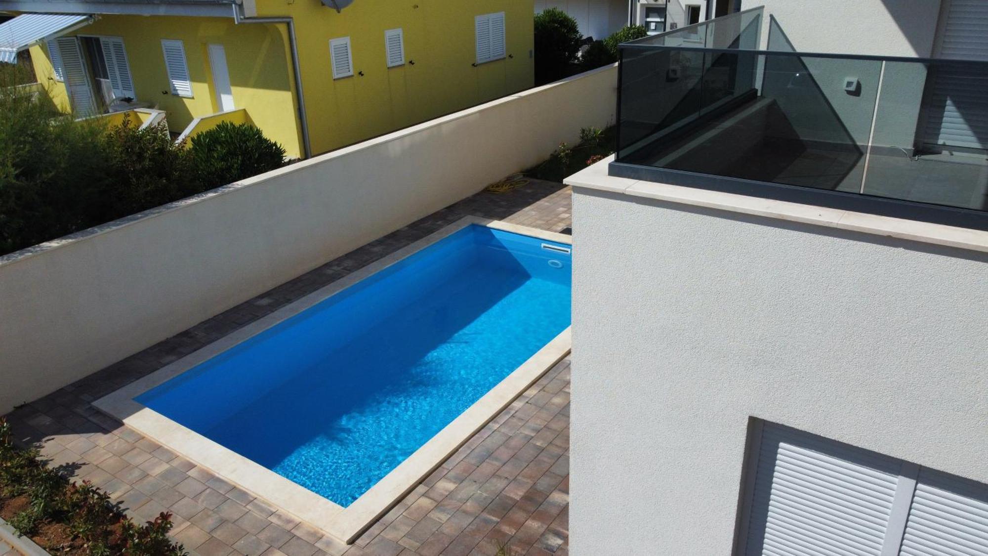 Apartment Relex With Pool & Jacuzzi Привлака Экстерьер фото